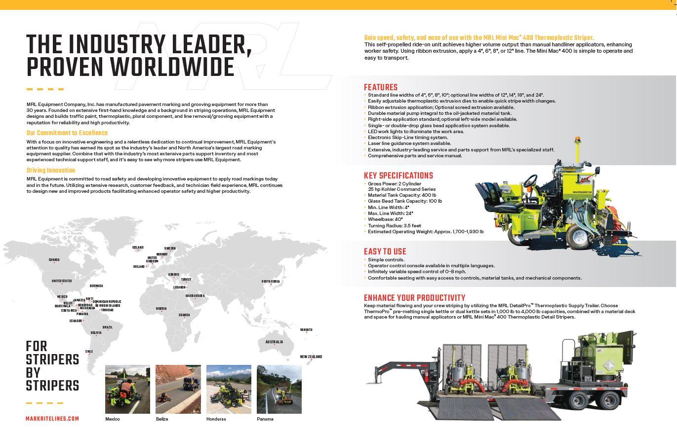 Mini Product Lines Equipment MRL Equipment Company, Inc.